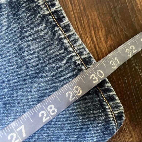 Vintage Lawman Spellout high rise denim rodeo western jeans Sz 7 24” x 30” - Picture 10 of 12